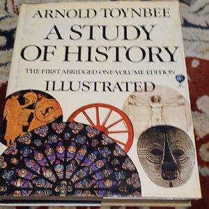 Illustrated Art Book - Cream and Multicolor